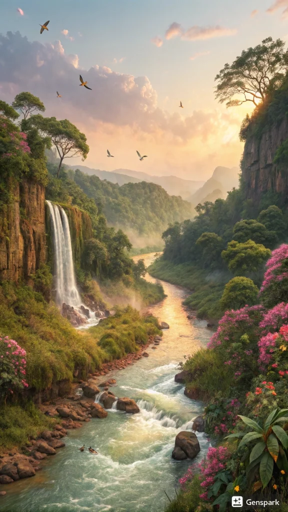 A Breathtaking Fantasy Landscape Showcasing Two Ma 1743406849111 Webp