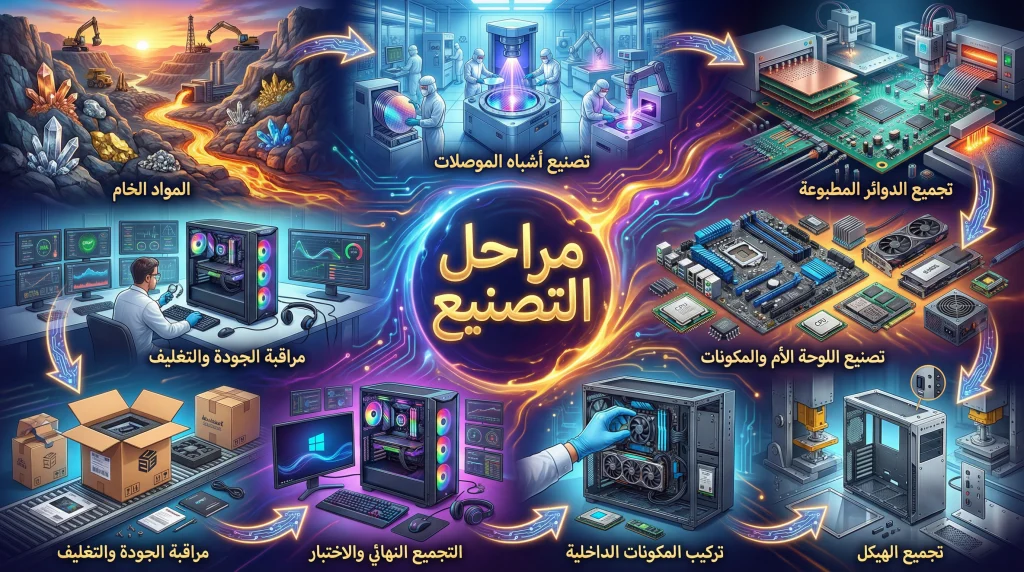 كيفية صنع الحاسوب مخطط